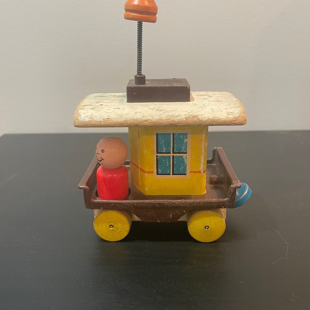 Vintage Fisher-Price train piece